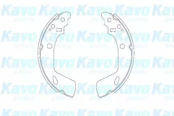 Kavo Parts BS-8933 Колодки тормозные