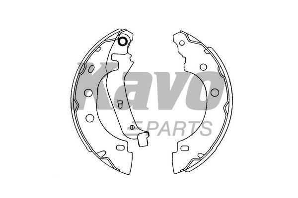 Kavo Parts KBS-7410 Колодки гальмівні Kavo Parts KBS-7410 Колодки гальмівні