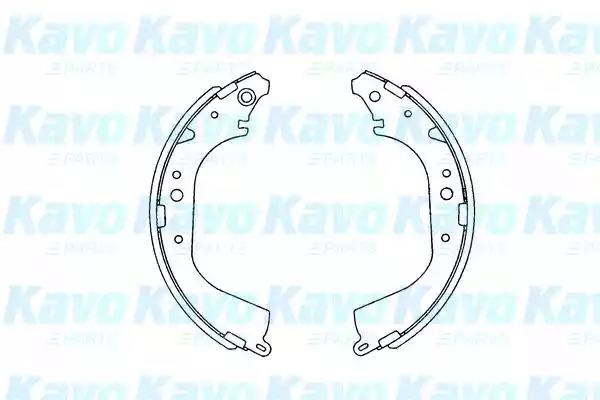 Kavo Parts KBS-9901 Колодки тормозные Kavo Parts KBS-9901 Колодки тормозные