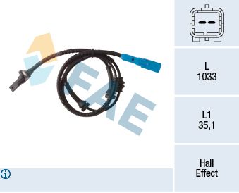 FAE 78313 ABS sensor