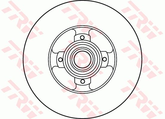 TRW DF6128BS Диск гальмівний