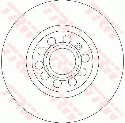TRW DF4464 Brake disc TRW DF4464 Brake disc