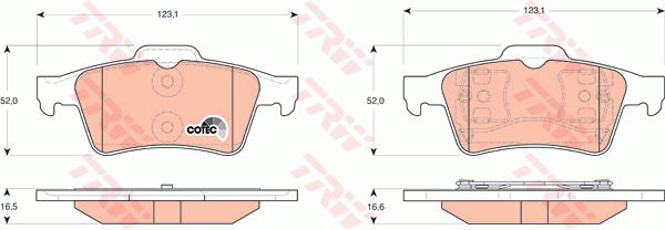 TRW GDB3292 Brake pads TRW GDB3292 Brake pads