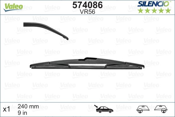 Valeo 574086 Wiper blade assy