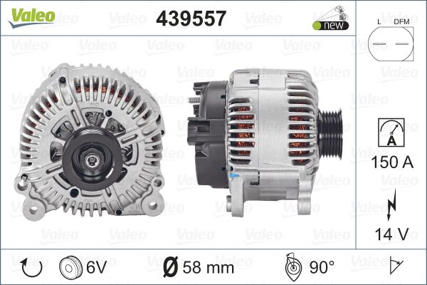 Valeo 439557 Alternator assy