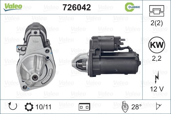 Valeo 726042 Starter