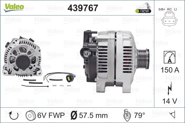 Valeo 439767 Alternator assy