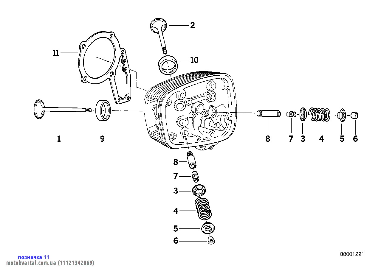 BMW 11121342869 Gasket cylinder head