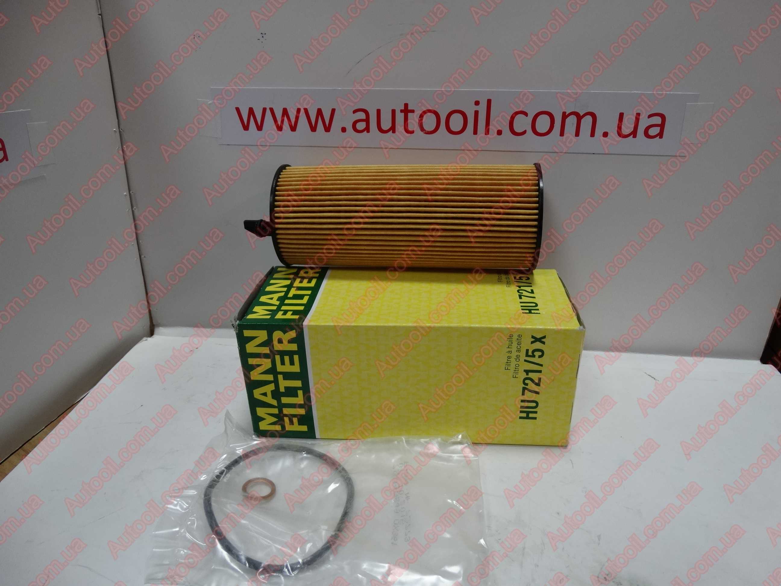 Mann-Filter HU 721/5 X Фільтр масляний Mann-Filter HU 721/5 X Фільтр масляний