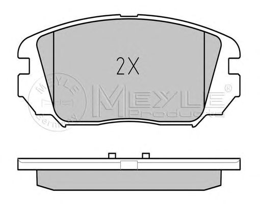 Meyle 0252461817W Колодки гальмівні