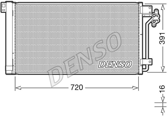 Denso DCN32020 Конденсер — Photo #2 Denso DCN32020 Конденсер — Photo #2