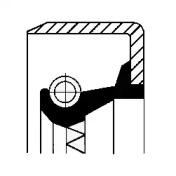 Corteco 12012575B Сальник диференціала