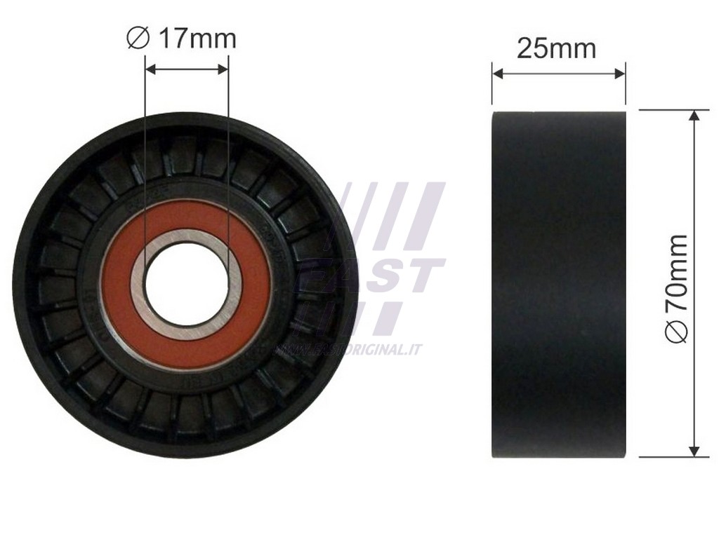 Fast FT44551 Ролик натяжной