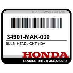 Honda 34901MAK000 Лампа розжарювання