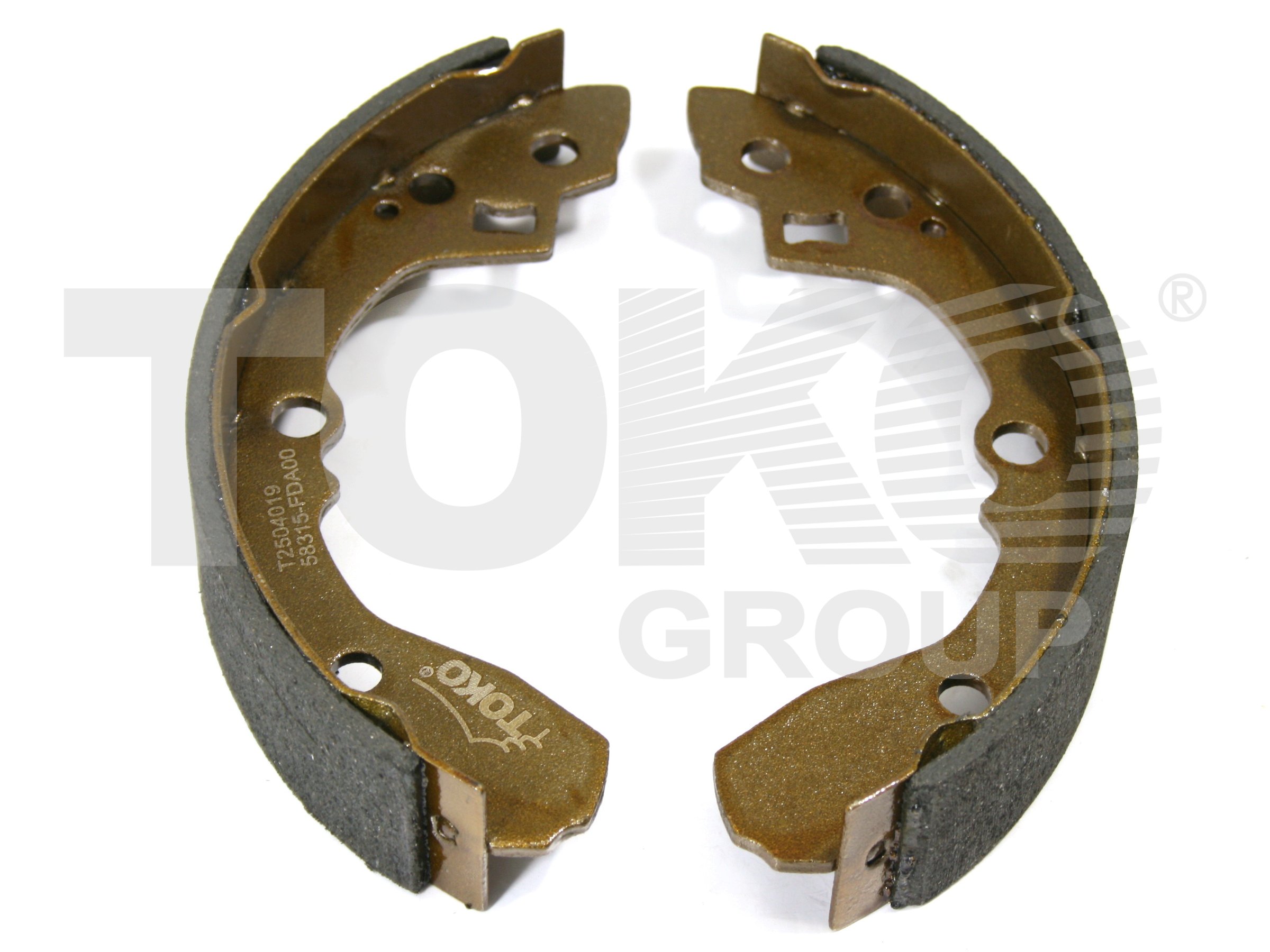 TOKO T2504019 Колодки гальмівні TOKO T2504019 Колодки гальмівні