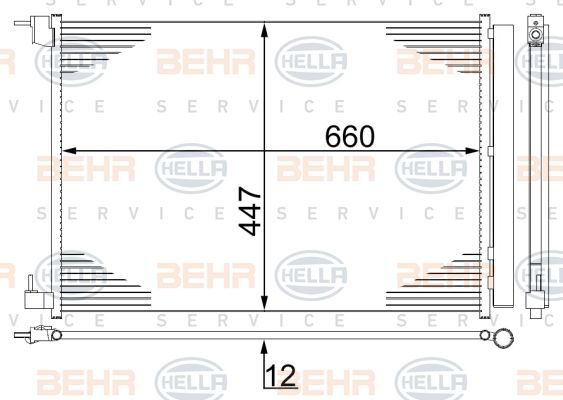 Hella 8FC351 302-604 Автозапчастина