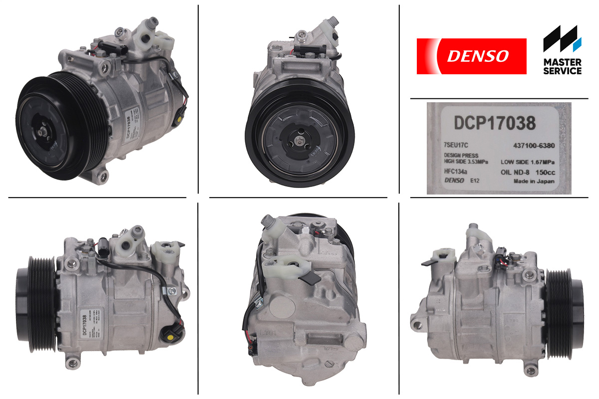 Denso DCP17038 Compressor assy cooler — Photo #4