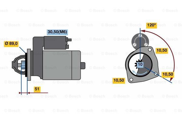 Bosch 0001263024 Starter