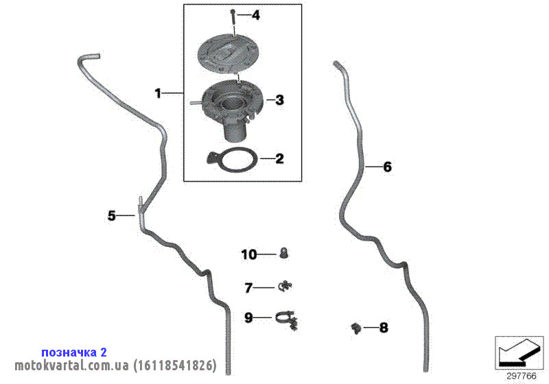 BMW 16118541826 Прокладка термостата