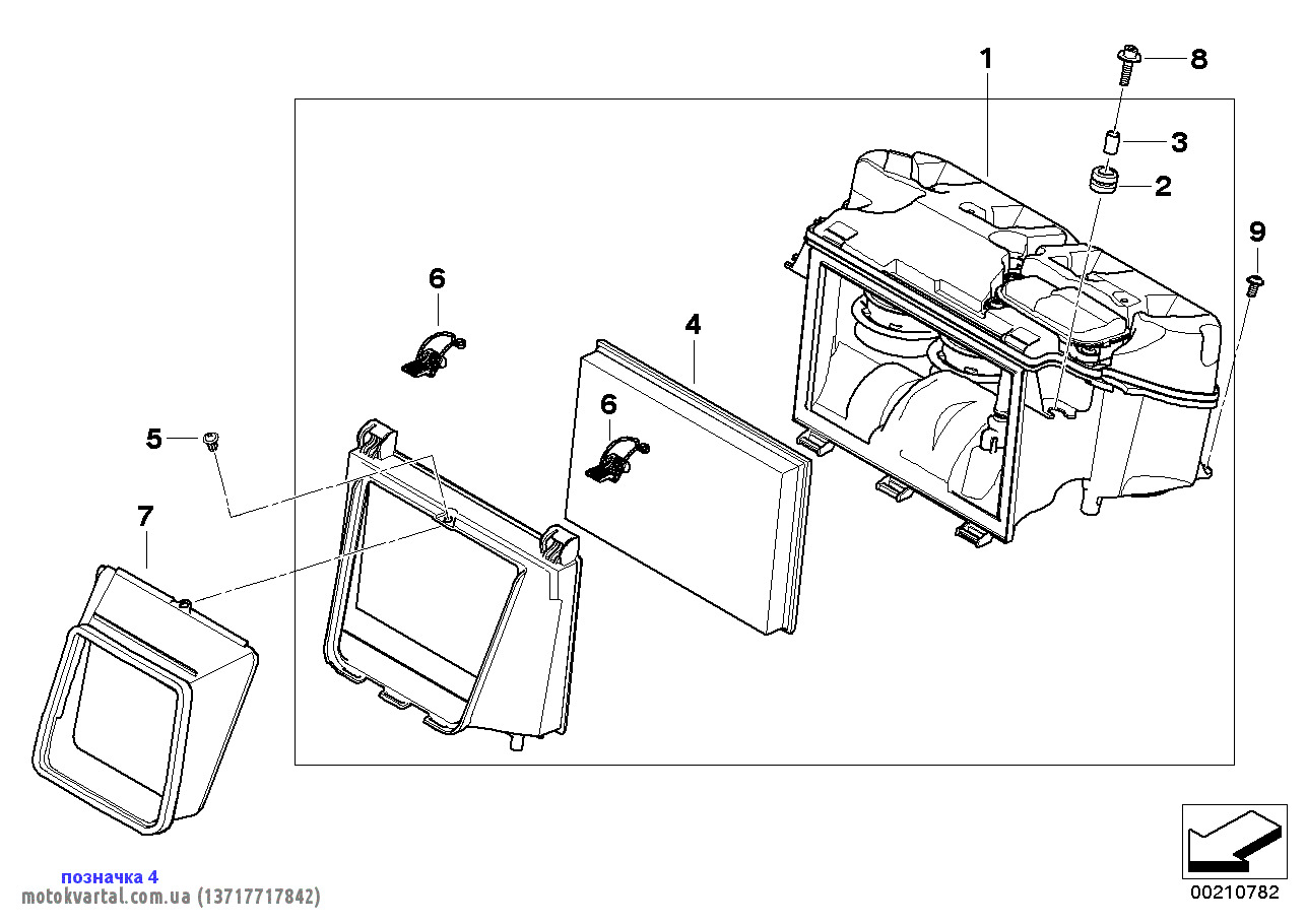 BMW 13717717842 Фільтр повітряний