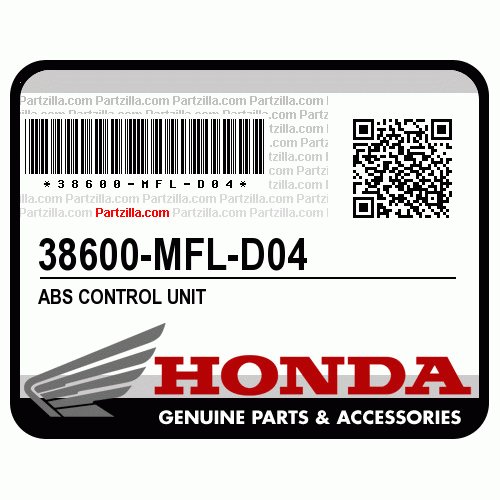 Honda 38600MFLD04 Control unit abs