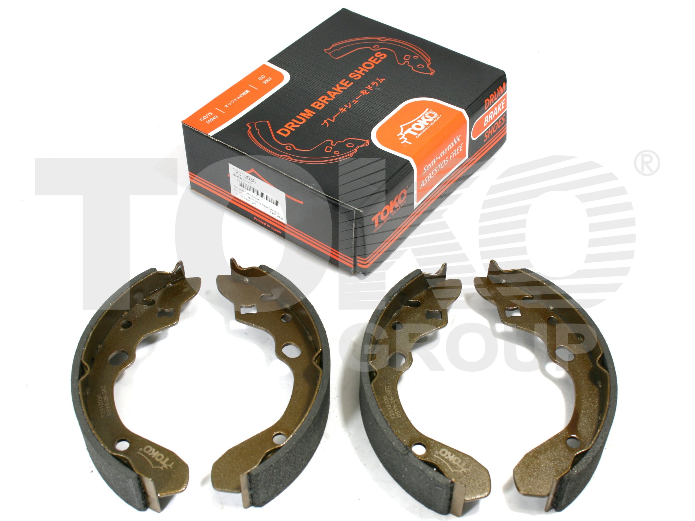 TOKO T2512036 Колодки тормозные TOKO T2512036 Колодки тормозные