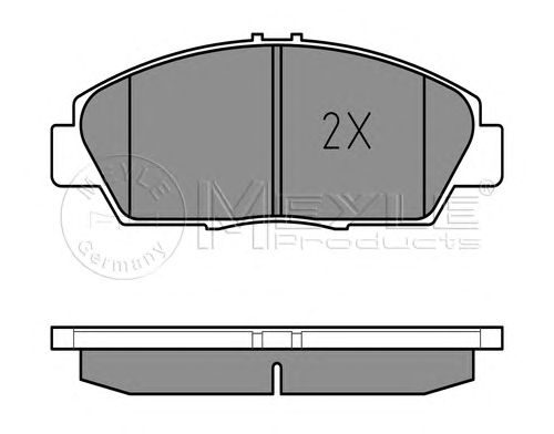 Meyle 0252187918W Колодки гальмівні