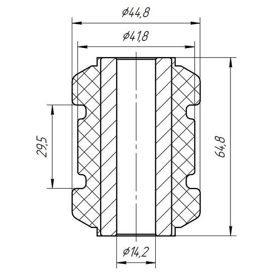 Metgum 0216 Сайлентблок Metgum 0216 Сайлентблок