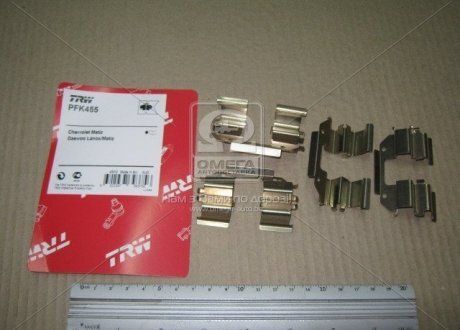 TRW PFK455 Монтажний комплект гальмівних колодок — Фото №4 TRW PFK455 Монтажний комплект гальмівних колодок — Фото №4