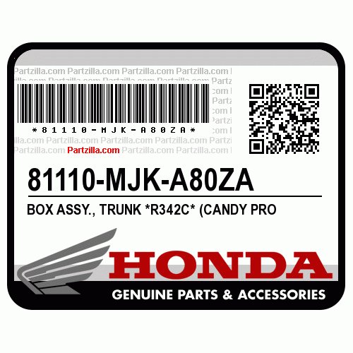 Honda 81110MJKA80ZA Tray