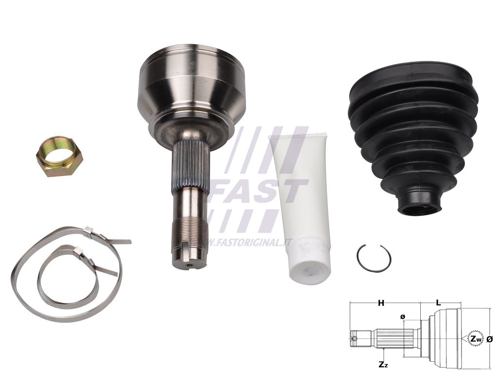 Fast FT25079K Шрус