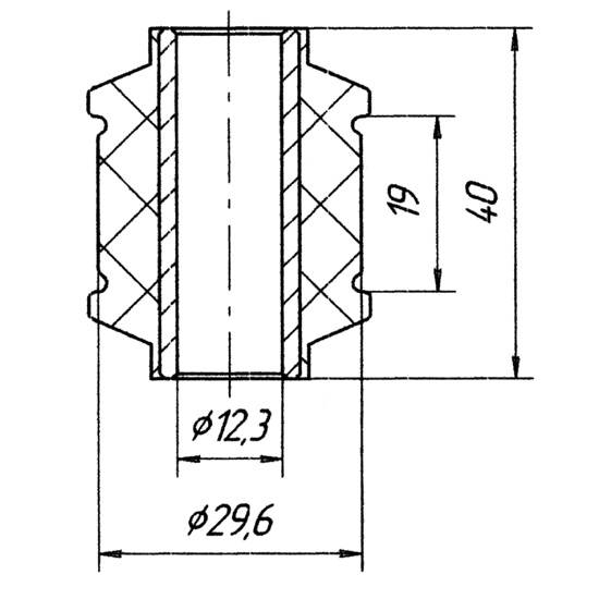 Metgum 0327 Втулка амортизатора