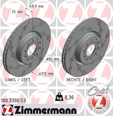 Otto Zimmermann 100330053 Brake disc