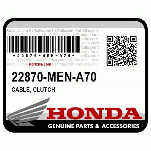 Honda 22870MENA90 Трос зчеплення