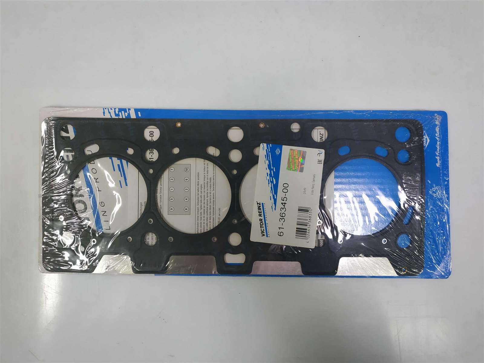 Victor Reinz 61-36345-00 Прокладка головки блоку циліндрів — Фото №2 Victor Reinz 61-36345-00 Прокладка головки блоку циліндрів — Фото №2