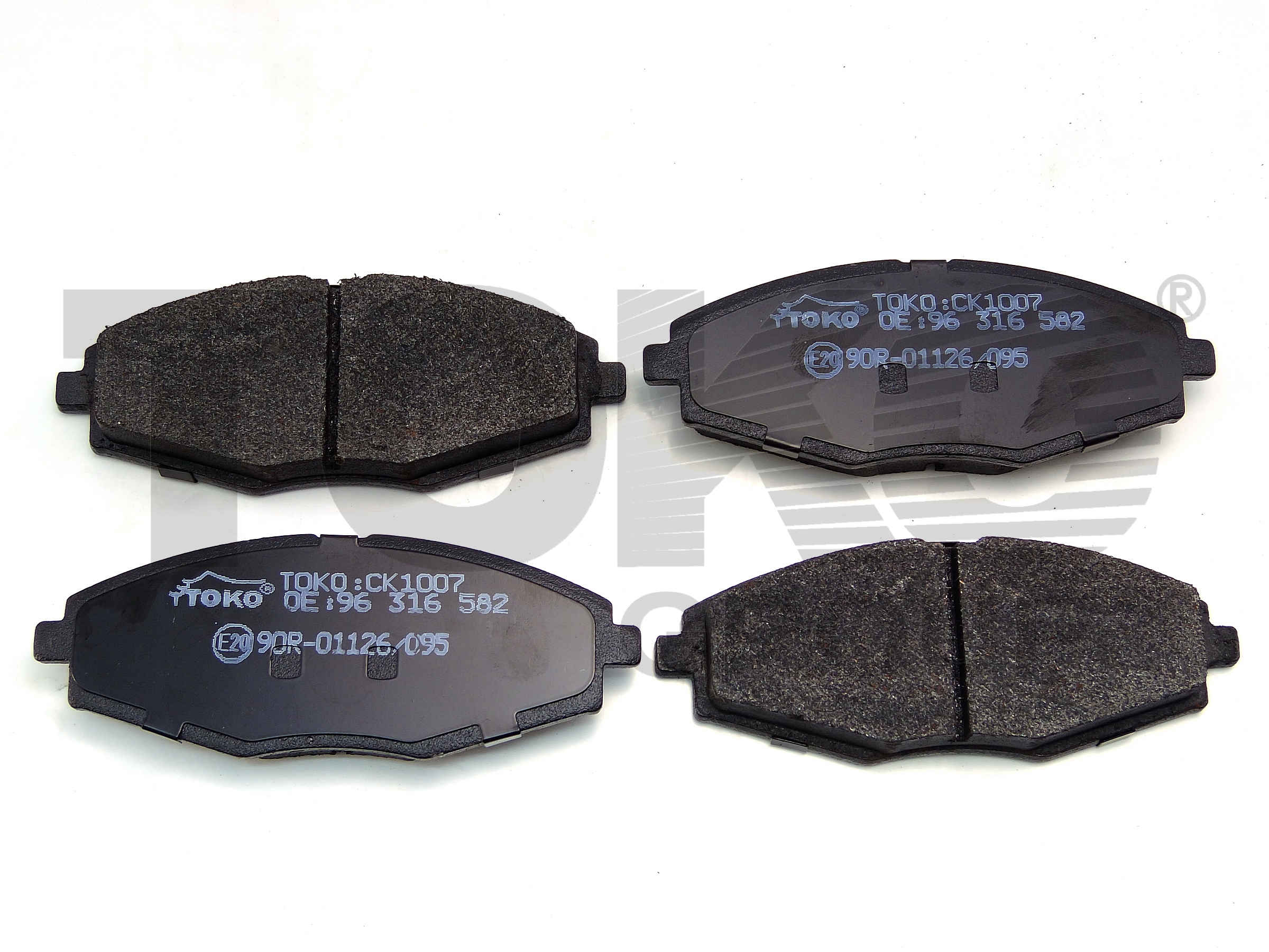 TOKO T2102007 Колодки тормозные TOKO T2102007 Колодки тормозные