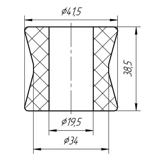 Metgum 0914 Втулка амортизатора