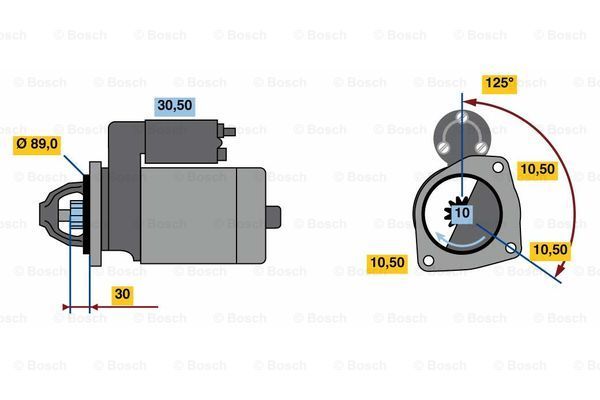 Bosch 0001231045 Starter Bosch 0001231045 Starter