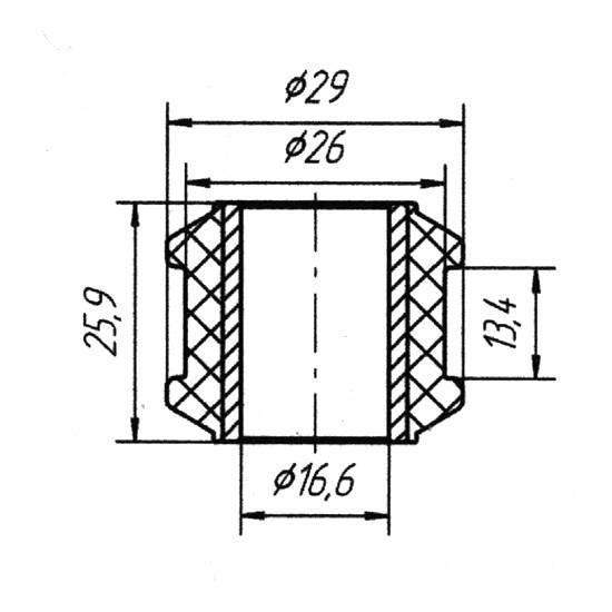 Metgum 1101 Втулка стабілізатора