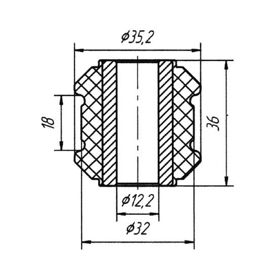 Metgum 1110 Втулка стабілізатора Metgum 1110 Втулка стабілізатора