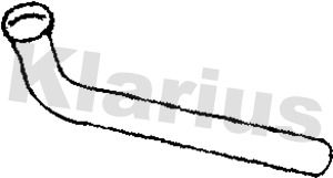Klarius 301984 Выпускная труба отработанных газов Klarius 301984 Выпускная труба отработанных газов