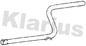 Klarius 150589 Exhaust pipe