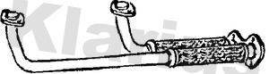 Klarius 142842 Exhaust pipe Klarius 142842 Exhaust pipe