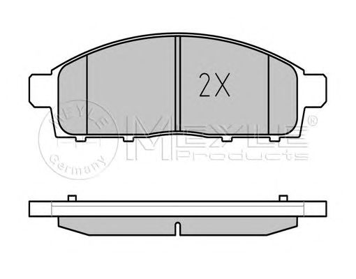 Meyle 0252452916W Brake pads