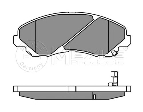 Meyle 0252358416W Колодки гальмівні