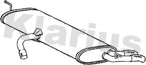 Klarius 221181 Глушник вихлопних газів кінцевий