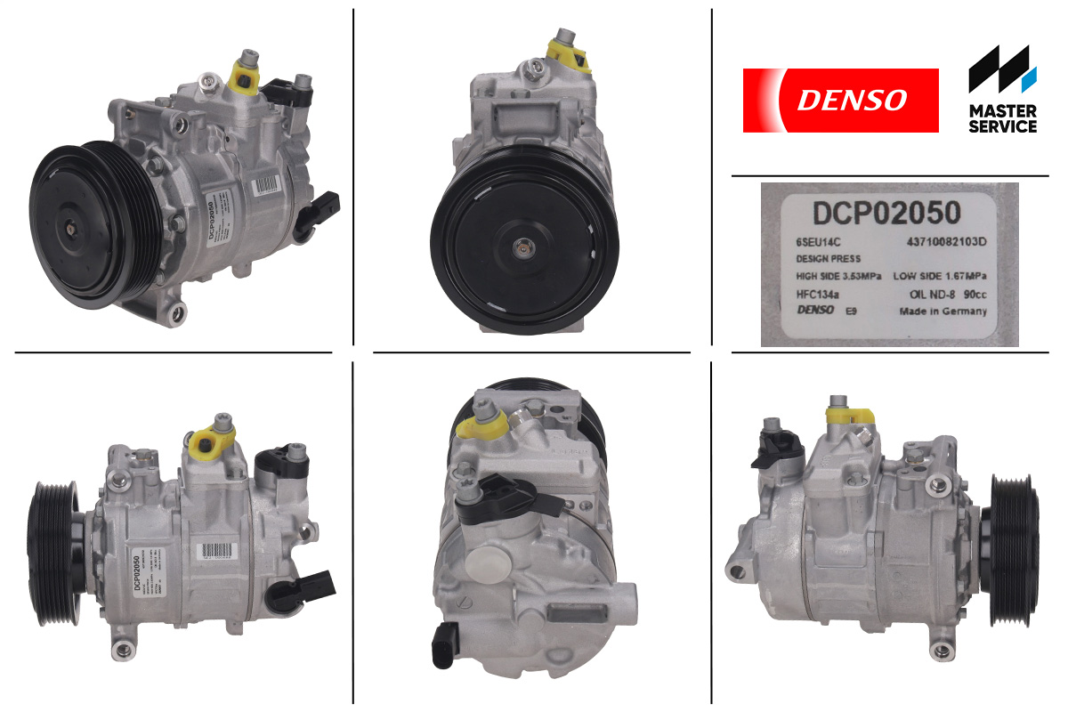 Denso DCP02050 Compressor assy cooler — Фото №2 Denso DCP02050 Compressor assy cooler — Фото №2
