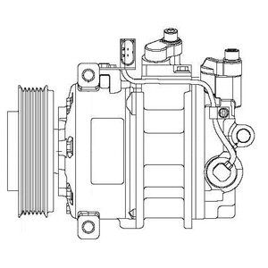 Delphi CS20475 Compressor assy cooler