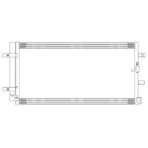 Delphi CF20307 Радіатор охолодження двигуна