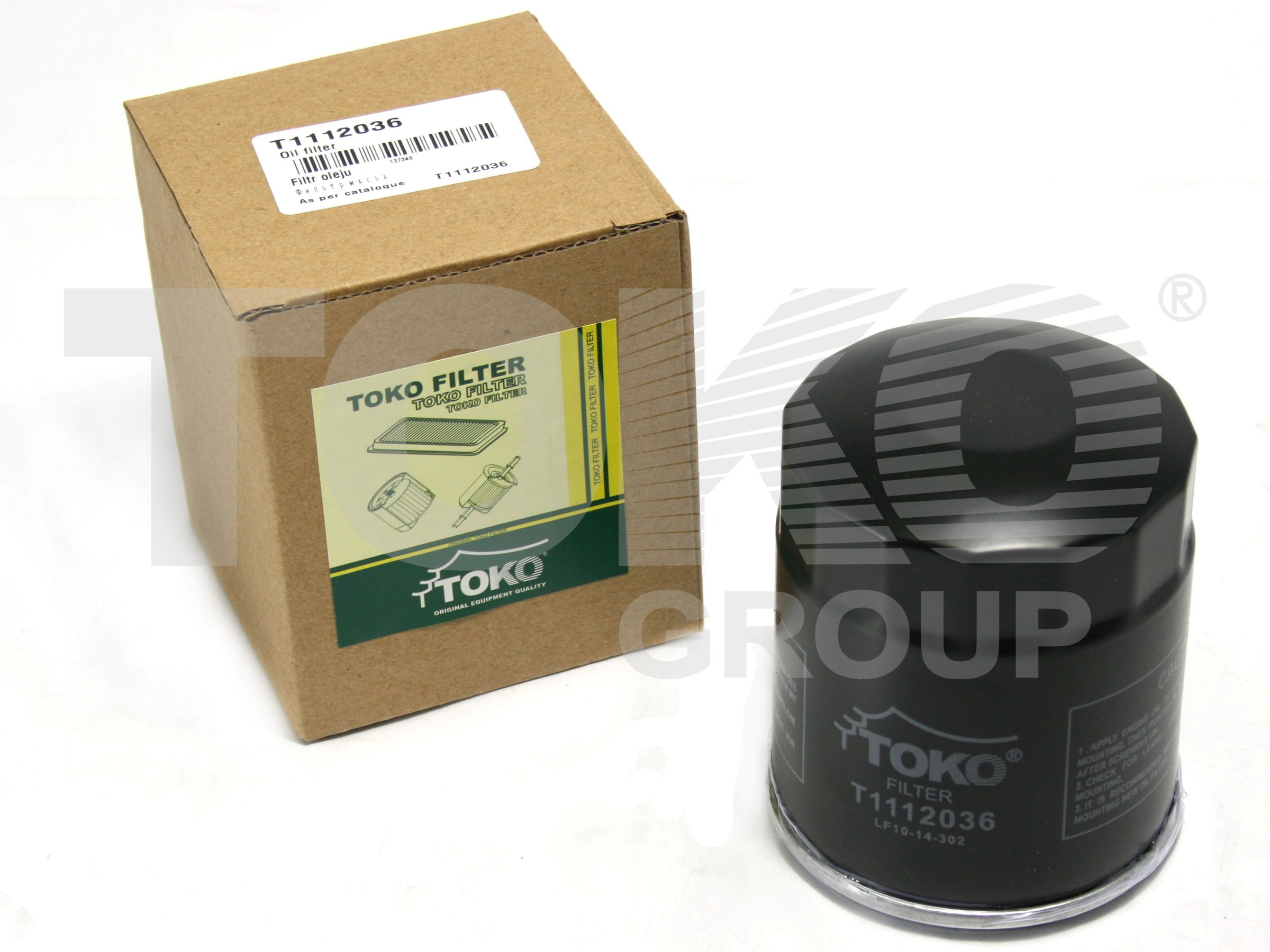 TOKO T1112036 Oil filter